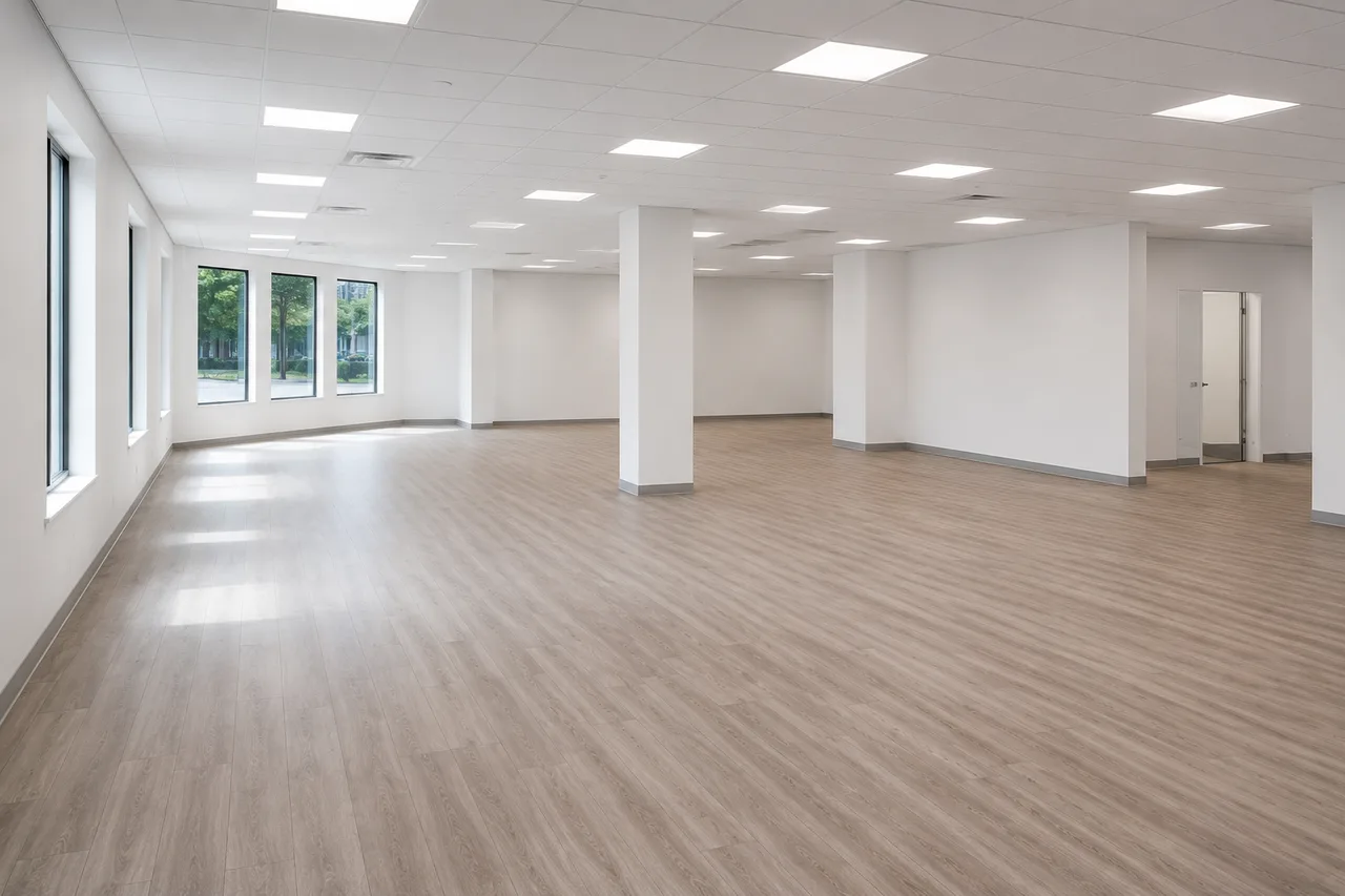 A construction & trades space cleaned by Jelly Bean Clean