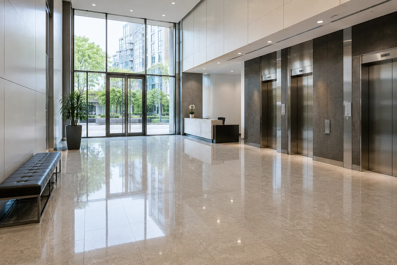 A facilities & property management space cleaned by Jelly Bean Clean